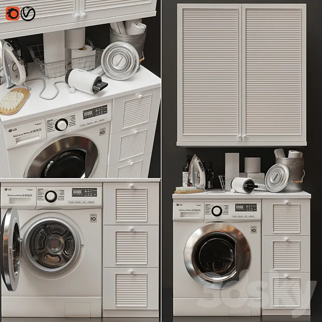 Laundry Decor 3DSMax File