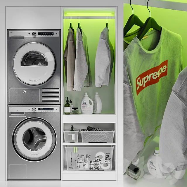 Laundry Room 0002 3ds Max