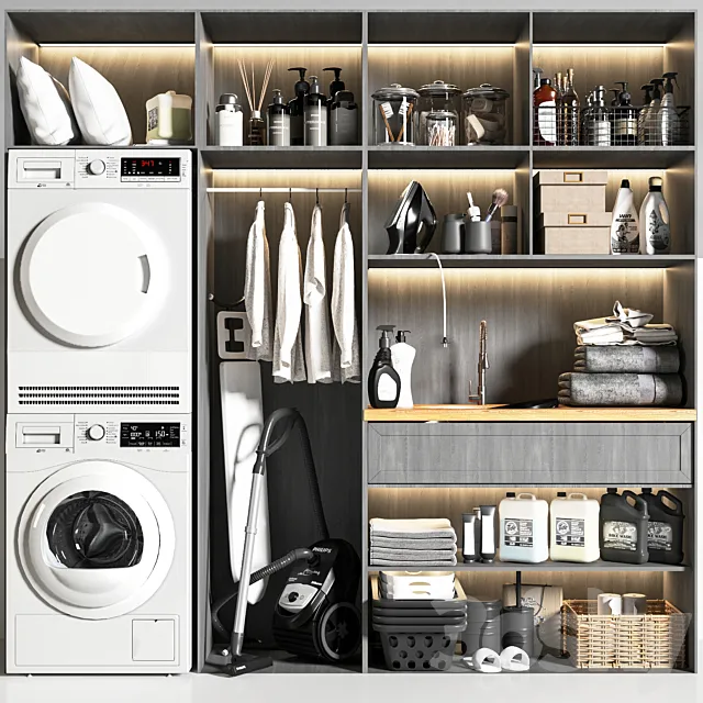 laundry room 006 3ds Max