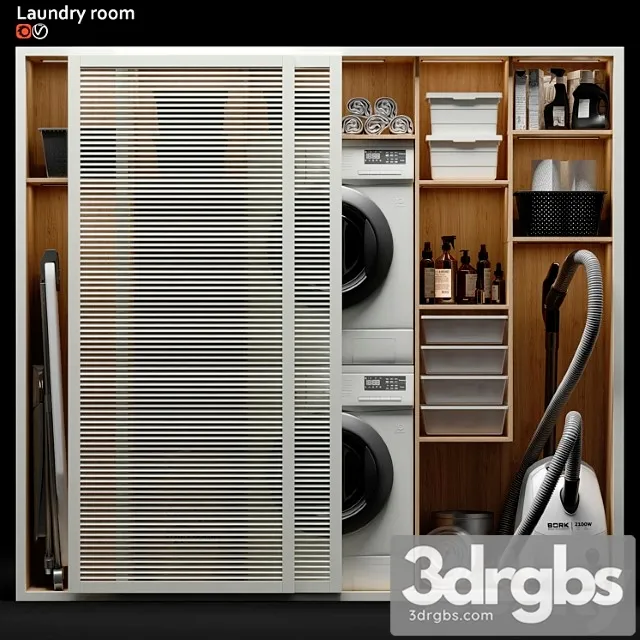 Laundry Room 06 3dsmax Download