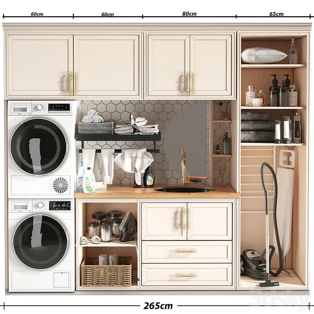 Laundry room_vol05 3dsMax Model