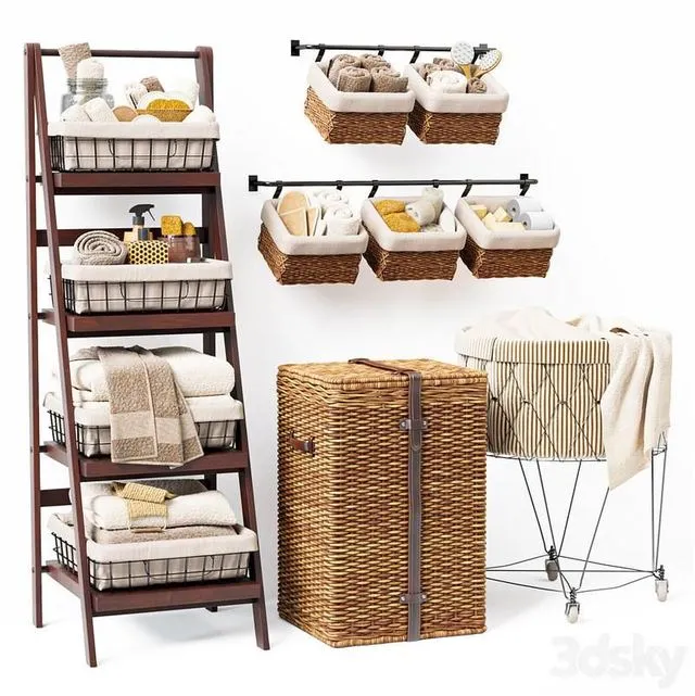 LAUNDRY SET 001 3dsMax Model