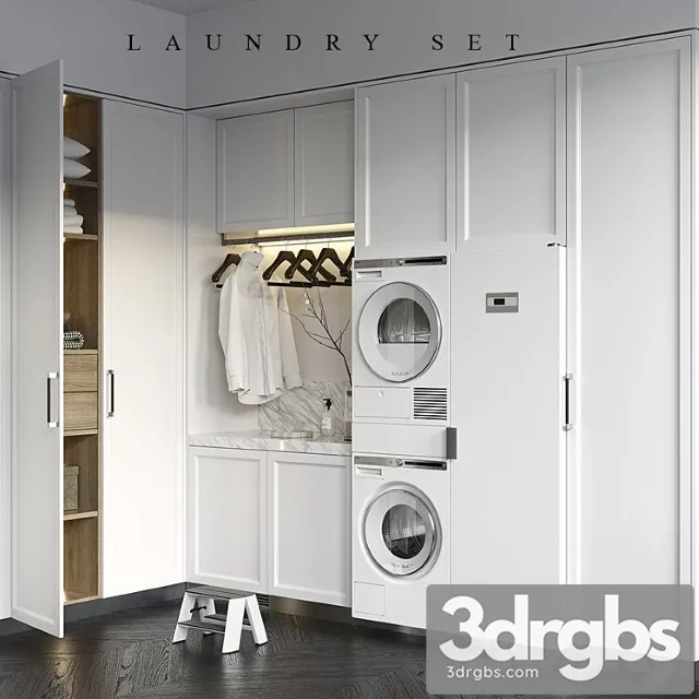 Laundry Set 2 3dsmax Download