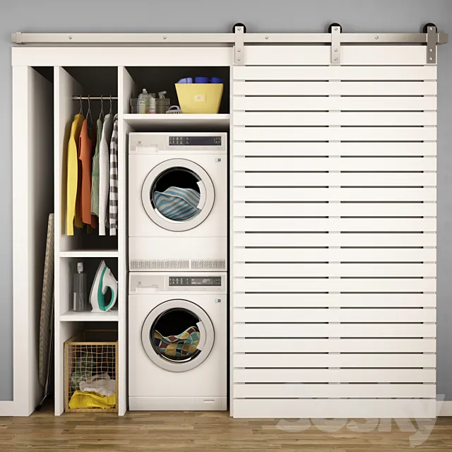 LAUNDRY SET I Laundry_03 3ds Max