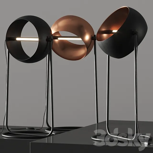 Laurameroni Globe Table Lamps 3ds Max