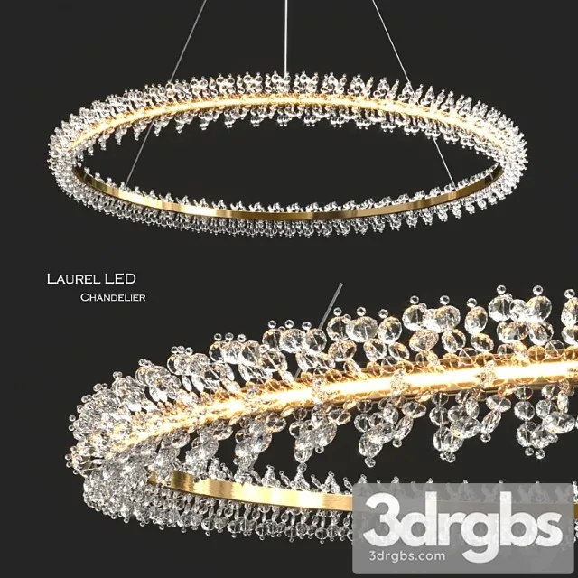 Laurel led chandelier by elegant lighting