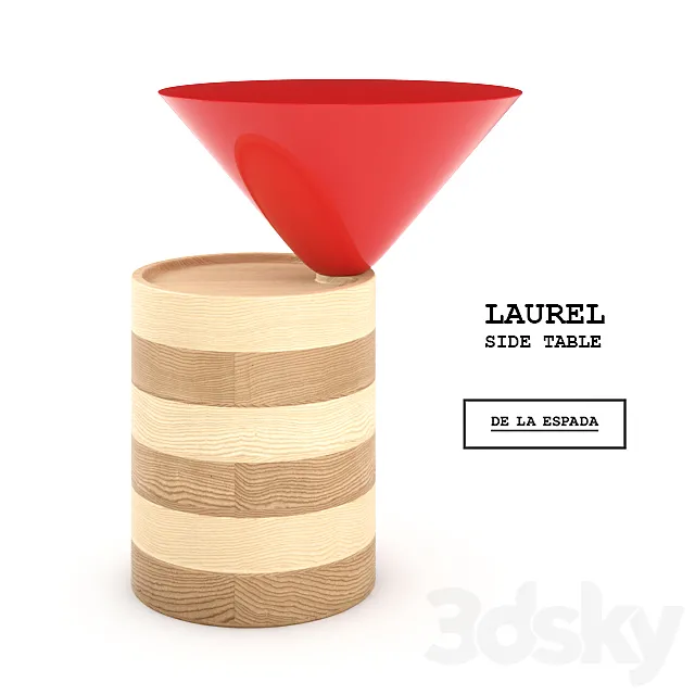 Laurel side table 3ds Max