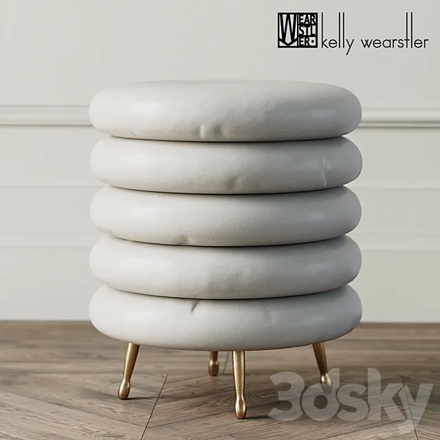 LAUREL STOOL by Kelly Wearstler 3ds Max