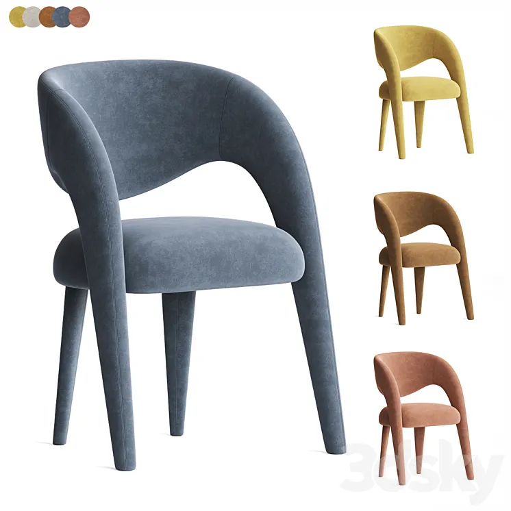 Laurence Chair 1stdibs 3DS Max