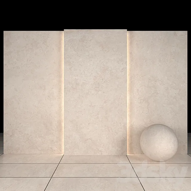 Lava Beige Stone 02 3DS Max Model