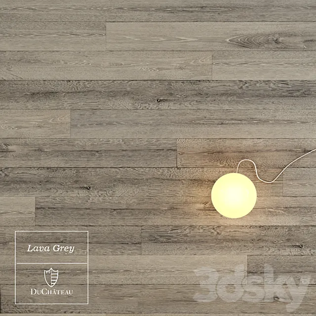 Lava Grey wooden floor by DuChateau 3DSMax File