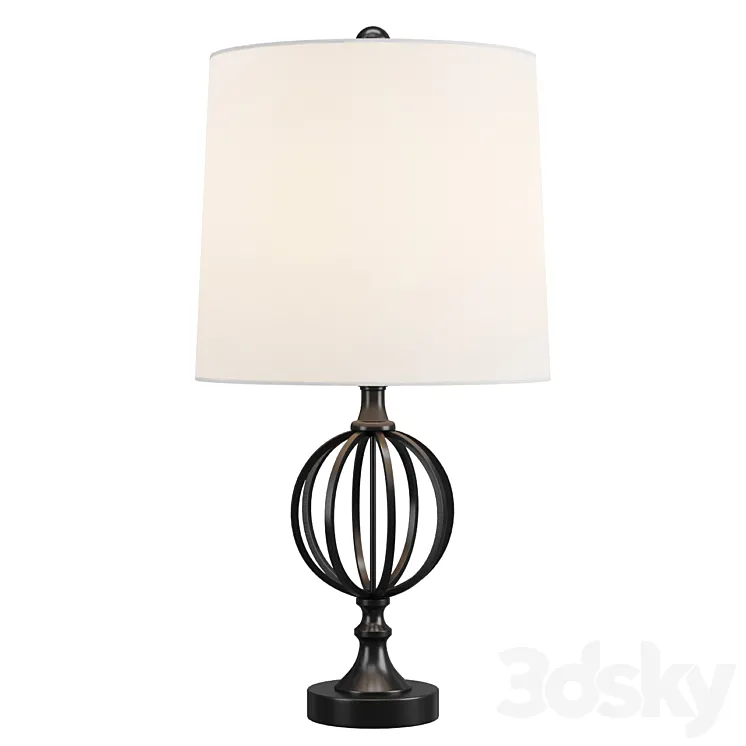 Lavish Home Table Lamp 3DS Max