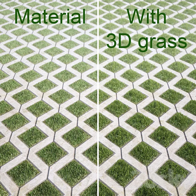 Lawn grate 3DS Max