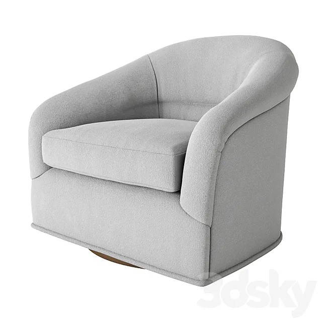 Lawson Fenning Huxley Swivel Chair 3ds Max