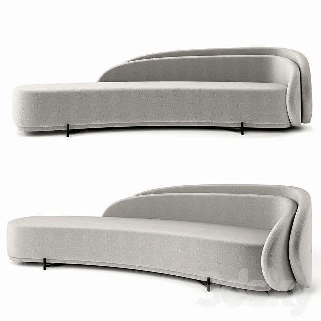 Layered Back Sofa. by Paolo Ferrari 3DSMax File