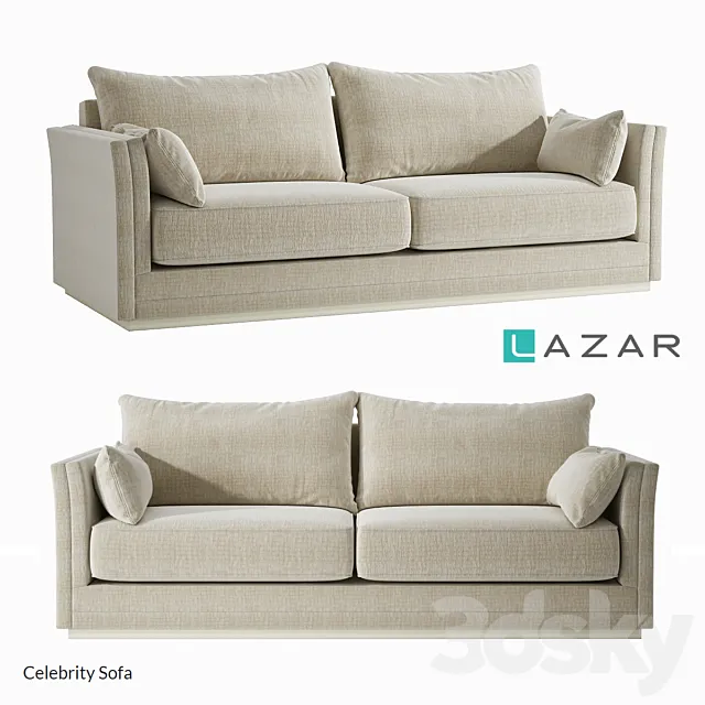 LAZAR Celebrity Sofa 3ds Max
