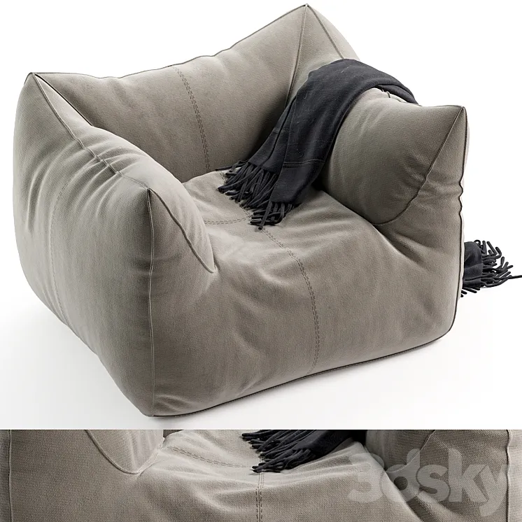 Le Bambole Lounge Chair B&B 3DS Max Model