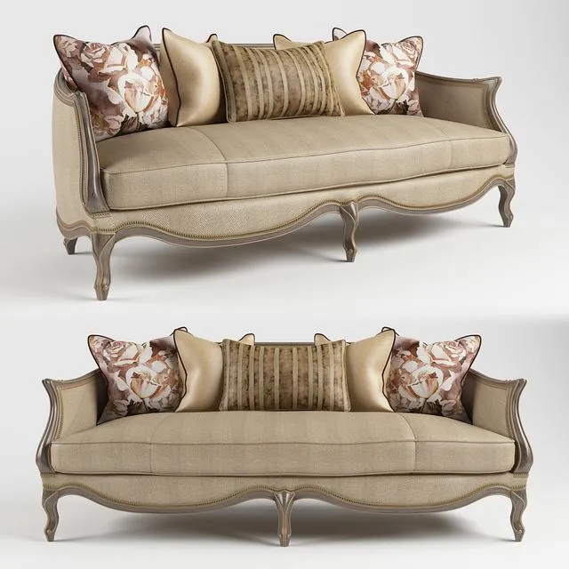 Le Canape classic sofa 3dsMax Model