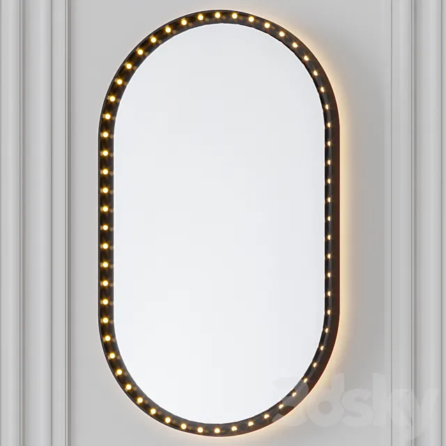 Le Deun Luminaires Vanity Oval – Wall Mirror 3ds Max