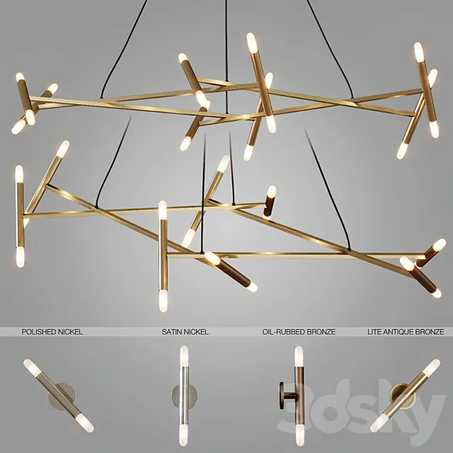 LE DIAMANT SET 3ds Max