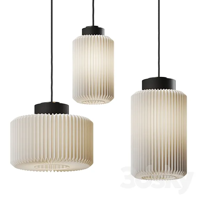 Le Klint Cylinder Pendant Lamps 3DS Max Model