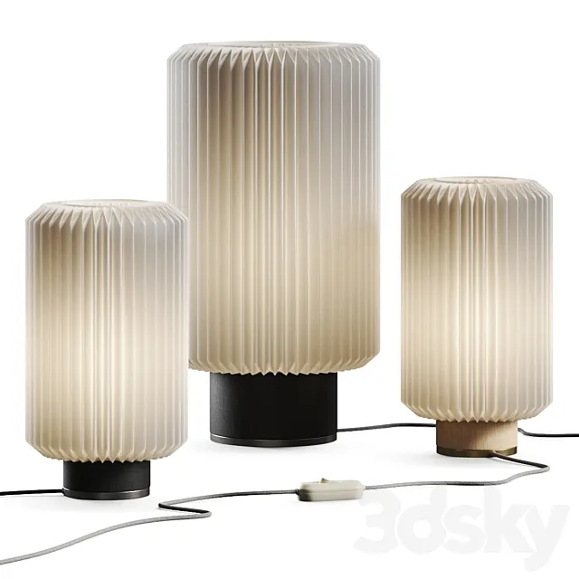 Le Klint Cylinder Table Lamps 3DS Max Model