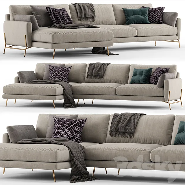Le Marais sofa – Calligaris 3DS Max Model