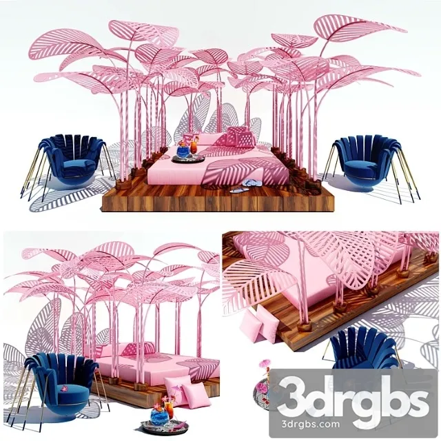 Le Refuge Flamingo Pink By Mark Ange 3dsmax Download