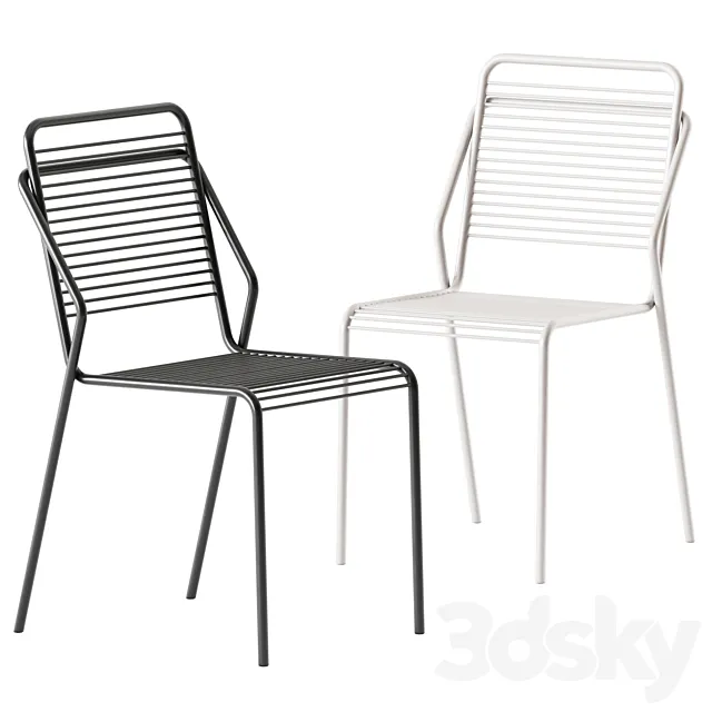 Le tube Chair by Artu _ Outdoor chair 3ds Max