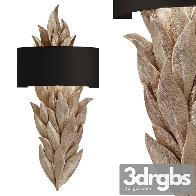 Leaf shaped wall lamp evo s