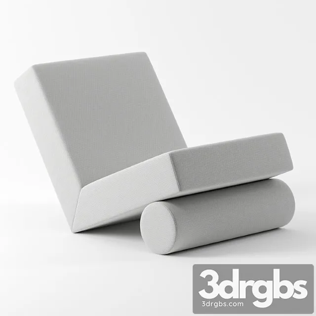 Lean lounge chair by studio henk