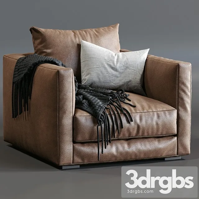 Leather armchair tango by marac 3dsmax Download