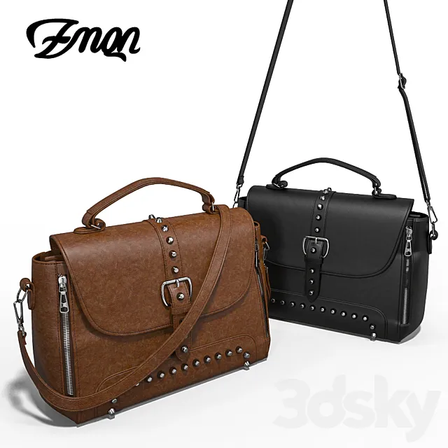 Leather bag ZMQN 3DS Max Model