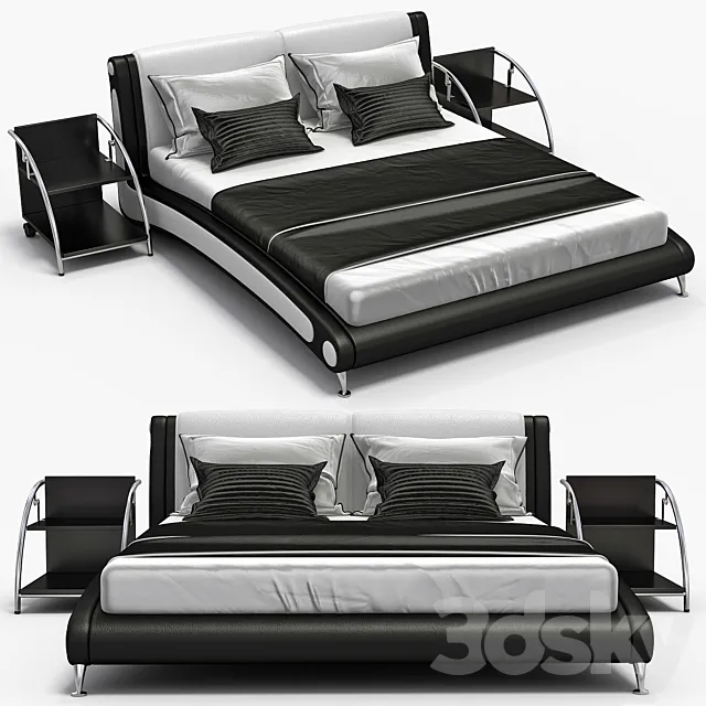 Leather bed Aonidisi 959 3DSMax File