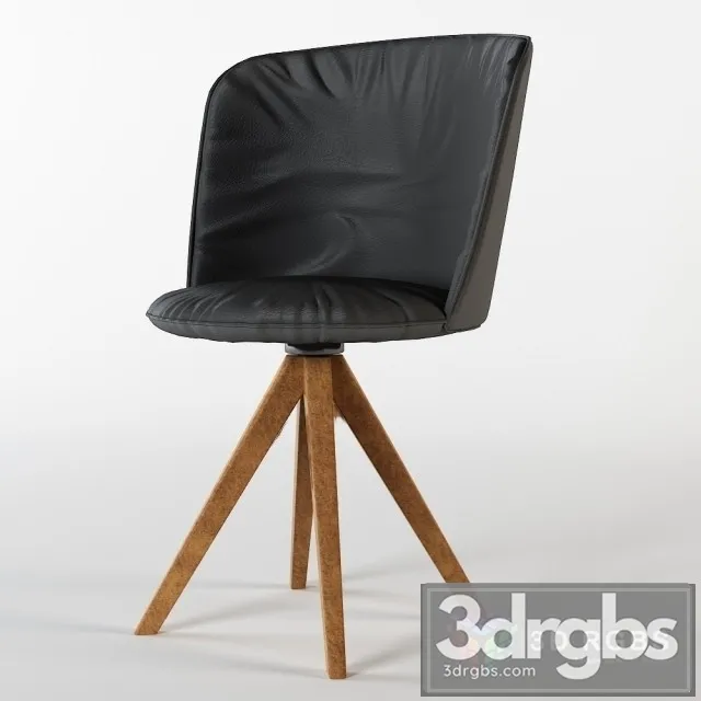 Leather Black Moderm Chair 3dsmax Download