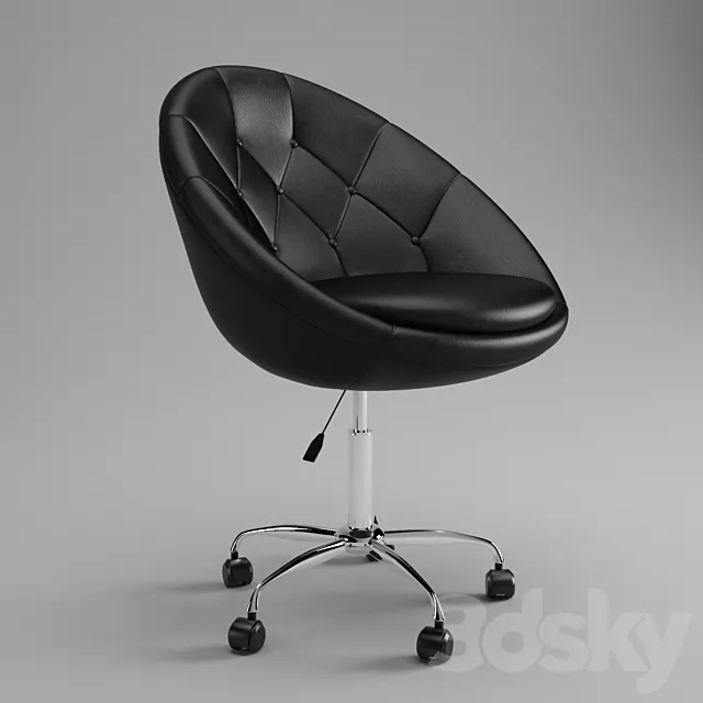 Leather chair 3ds Max