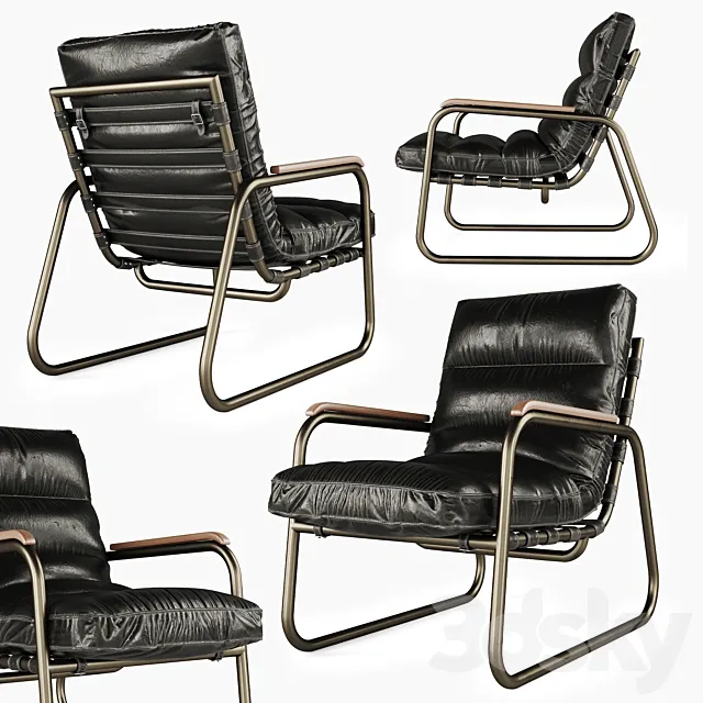 Leather chair _ Monroe chair 3DSMax File