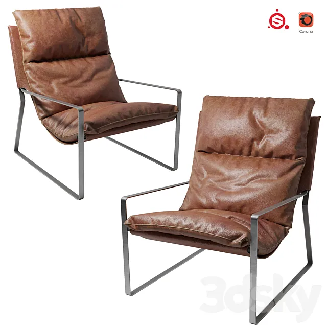Leather Chair002 3DSMax File