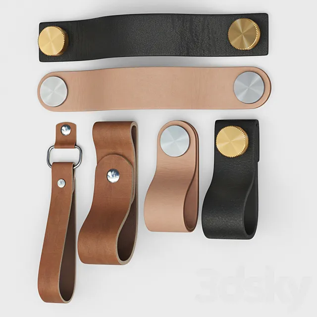 Leather handles 3DSMax File