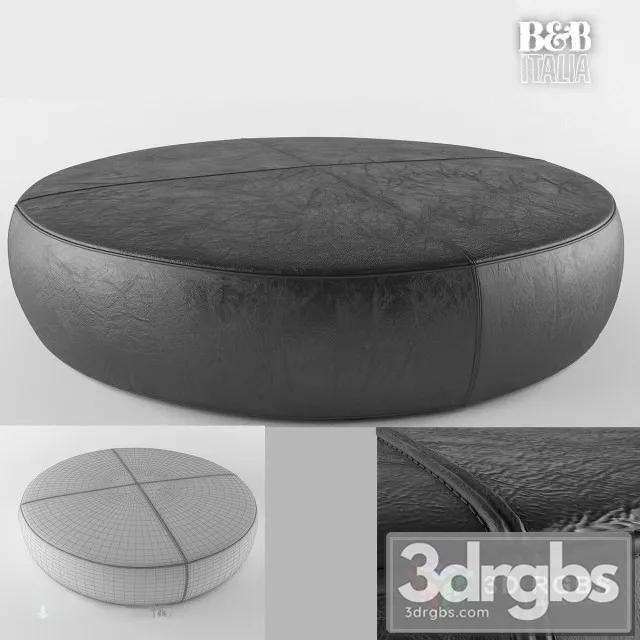 Leather Ottoman 3dsmax Download