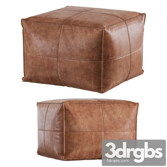 leather pouf 3dsmax Download
