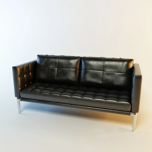 Leather sofa 3ds Max