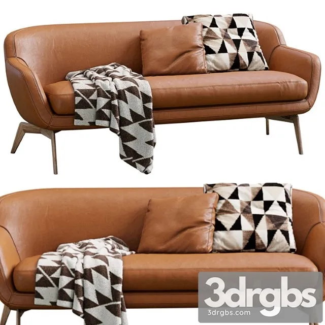Leather sofa belt by minotti 2 3dsmax Download