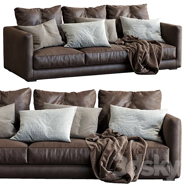 Leather Sofa Tango By Maras 3DSMax File