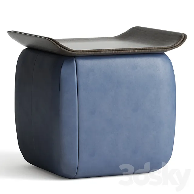 Leather stool 3DSMax File