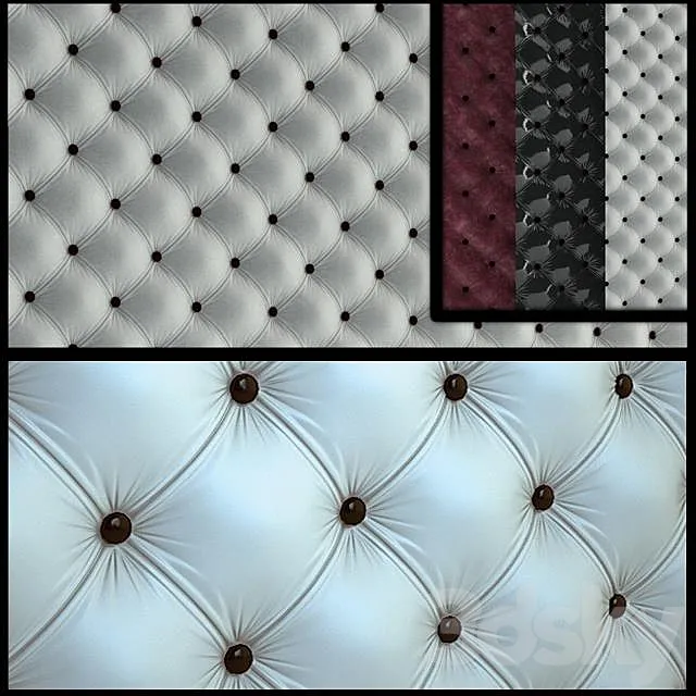 leather wall 3DSMax File