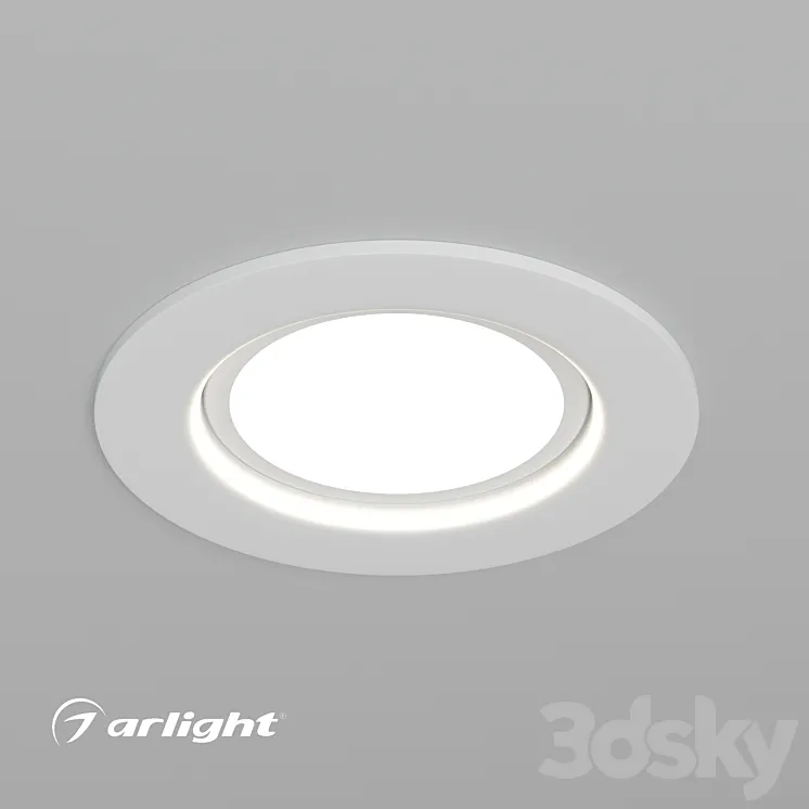 LED Downlight LTD-80WH 9W 3DS Max