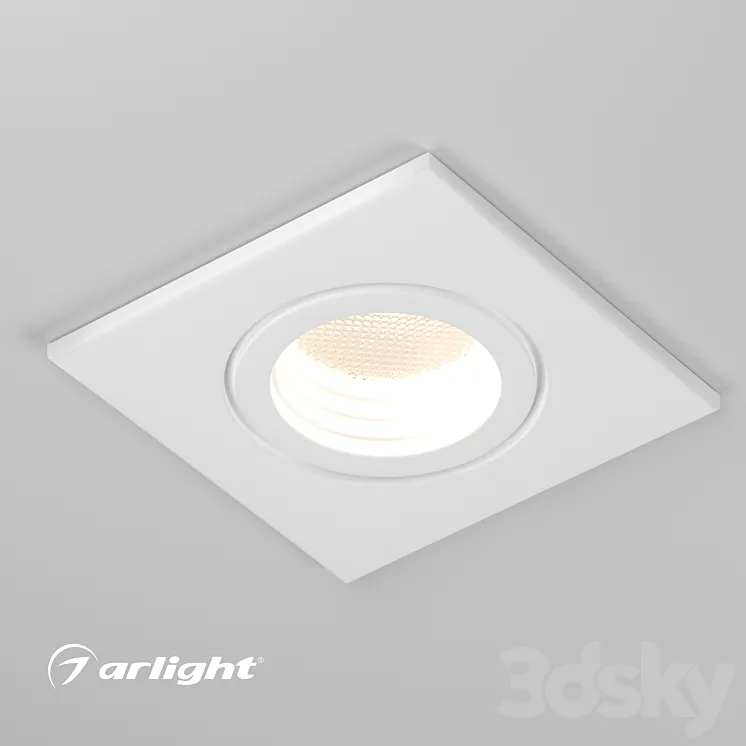 LED Downlight LTM-S46x46WH 3W 3DS Max