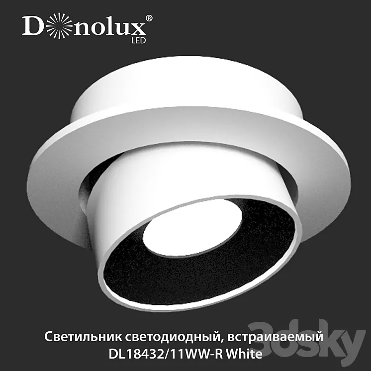 LED lamp DL18432 \/ 11WW-R White 3DS Max