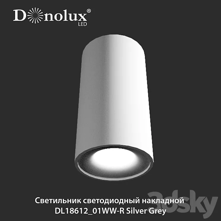 LED lamp DL18612 \/ 01WW-R Silver Grey 3DS Max